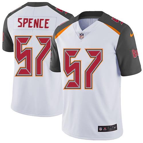 Nike Buccaneers #57 Noah Spence White Men's Stitched NFL Vapor Untouchable Limited Jersey